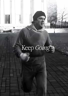 Rocky Balboa Running - Keep Going