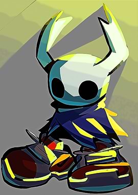 Hollow Knight stylized digital art