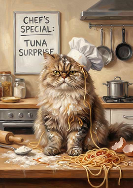 Chef Cat's Tuna Surprise