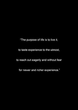 Inspirational Quote on Black Background