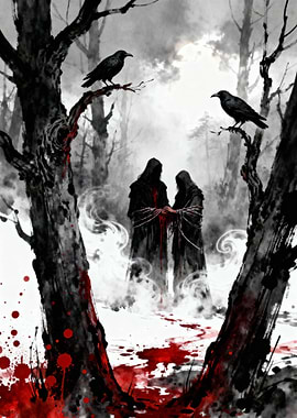 Dark Ritual in the Forest