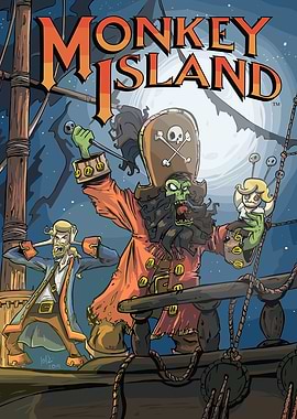 Monkey Island Comic Art