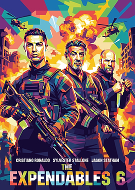 The Expendables 6: Action Movie Poster