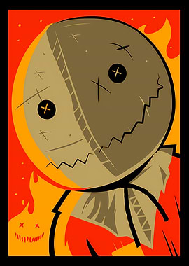 Sam Trick 'r Treat Illustration