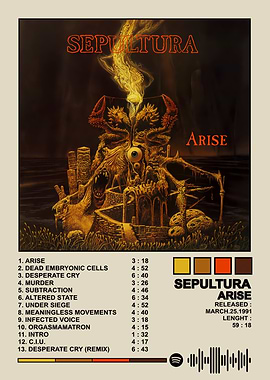 Sepultura - Arise Album Cover Art