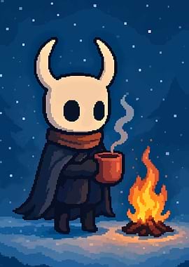 Hollow Knight by Campfire