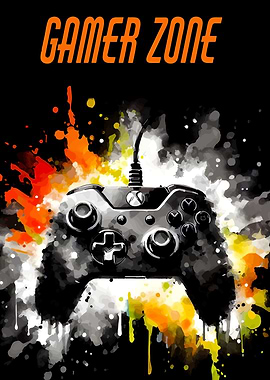 Gamer Zone Controller Art