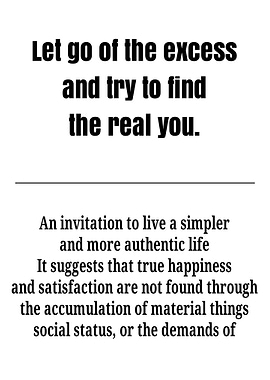 Find the Real You Text Art