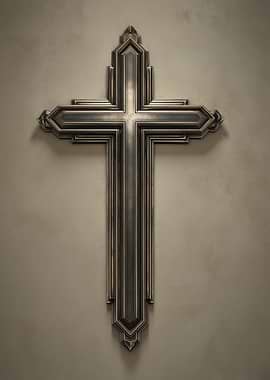 Ornate Metal Christian Cross