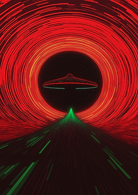 UFO Portal in Space
