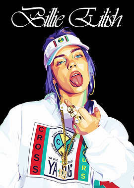 Billie Eilish pop art