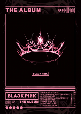 Blackpink The Album Cover Art