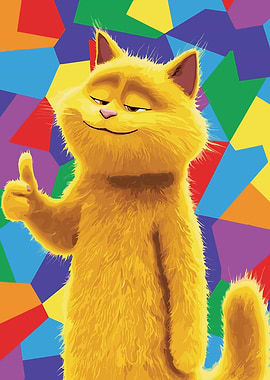 Orange Cat Thumbs Up