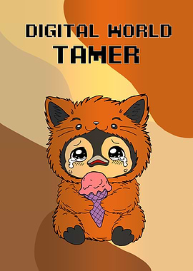Digital World Tamer Crying Cartoon Character
