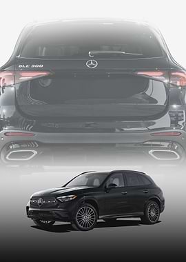 Black Mercedes-Benz GLC 300