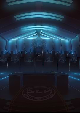 SCP Foundation O5 Council Chamber Illustration