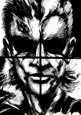 Solid Snake Portrait - Metal Gear Solid