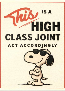 Snoopy High Class Joint
