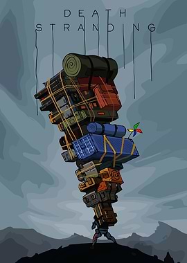 Death Stranding Heavy Load Illustration