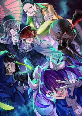 Anime Characters Group Portrait