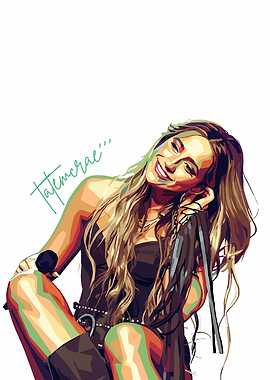 Tate Mcrae Digital Portrait