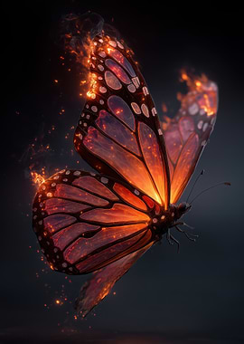 Fiery Butterfly