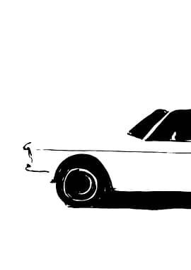 Classic Car Sketch