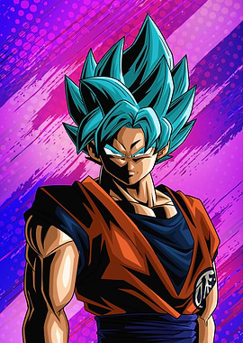 Goku: Super Saiyan Blue Portrait