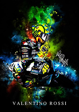 Valentino Rossi Motorcycle Racing