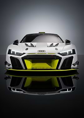 Audi R8 LMS GT2 Front View