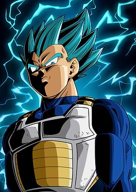 Vegeta: Super Saiyan Blue Portrait