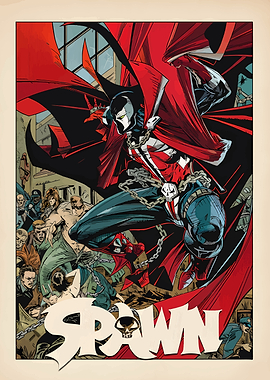 Spawn Comic Book Cover Art