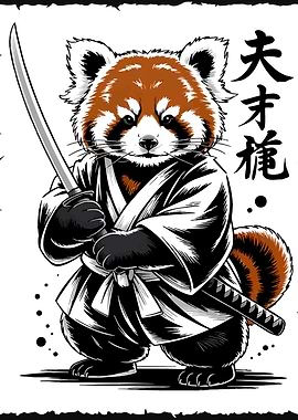 Red Panda Samurai