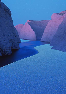 Blue River Canyon Landscape