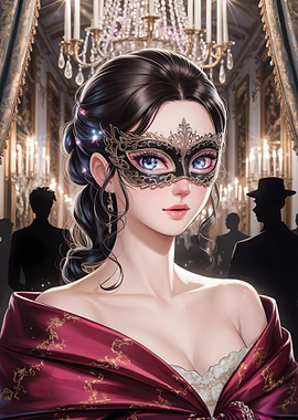 Masquerade Ball Portrait