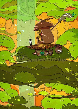 Forest Adventure with Mushroom Rider