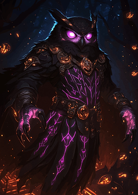 Mystical Owl Warrior