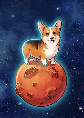 Corgi on Mars