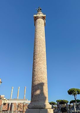 Trajan's Column in Rome, Italy