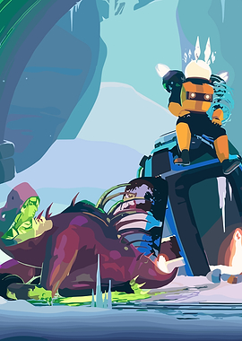 Risk of Rain 2 Character Scene