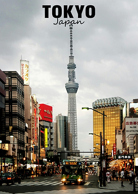 Tokyo travel poster