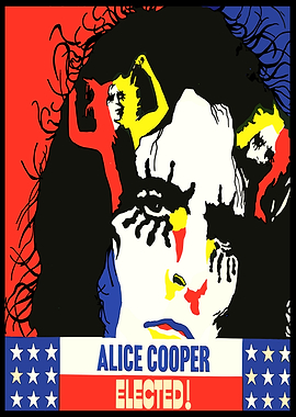 Alice Cooper Elected! Poster Art