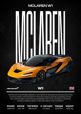 McLaren W1 Sports Car