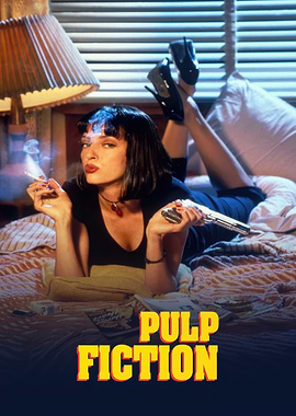Pulp Fiction Uma Thurman Poster