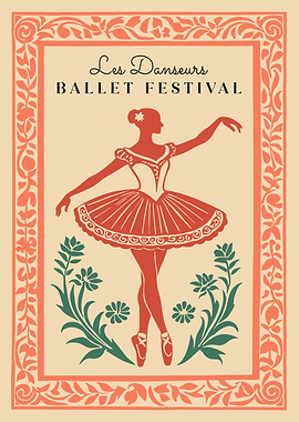 Les Danseurs Ballet Festival Poster