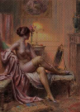 La Toilette par lampe