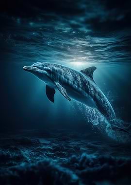 Dolphin Underwater