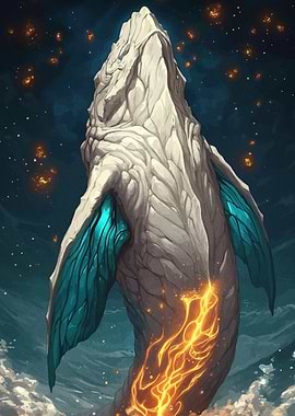 Stone Dragon with Teal Wings