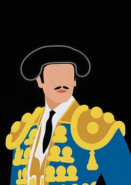 Minimalist Matador Portrait
