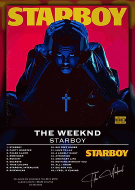 The Weeknd - Starboy Album Cover